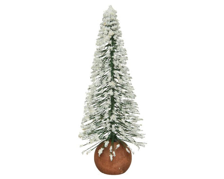 Decoris mini juletræ med sne 22cm