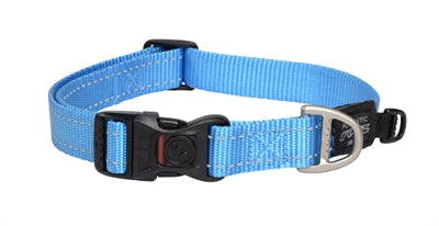 Rogz til hunde fanbelt halsband turkis