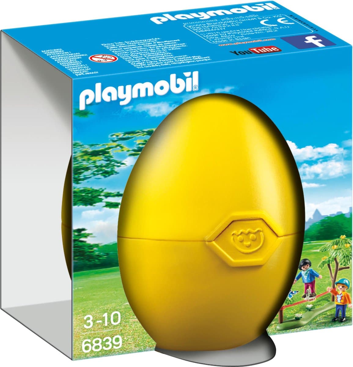 Playmobil æg med 2 børn med slackline