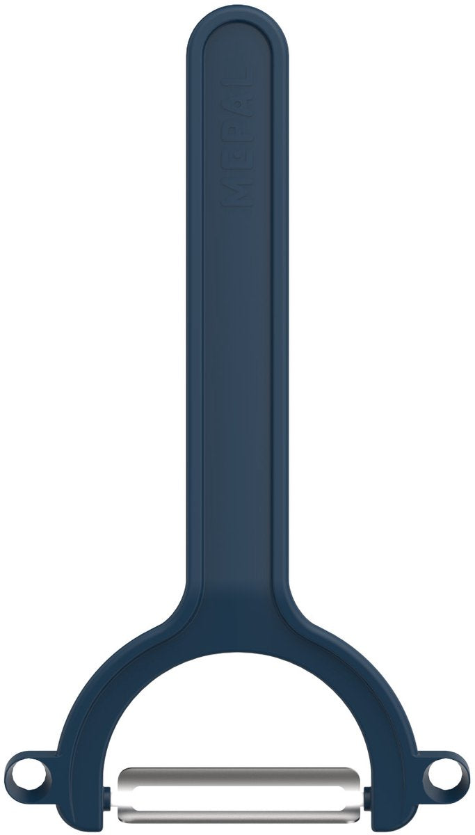Mepal dunschiller rvs chef it - 17 cm - aardappelschiller - scherpe messen - vaatwasmachinebestendig - keukengerei - navy