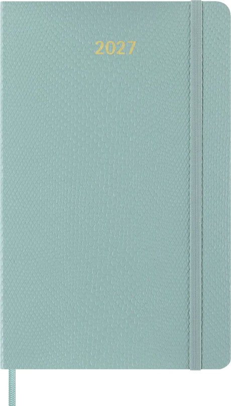 Moleskine 12 måneders dagsorden - 2027 - dyrebar etisk - ugentlig - stor - mamba - grøn
