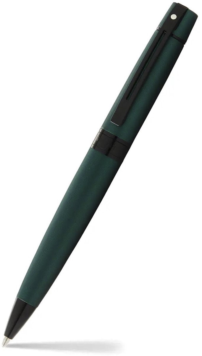 Sheaffer kuglepen 300 - e9346 - matgrøn lak poleret - sf-e2934651