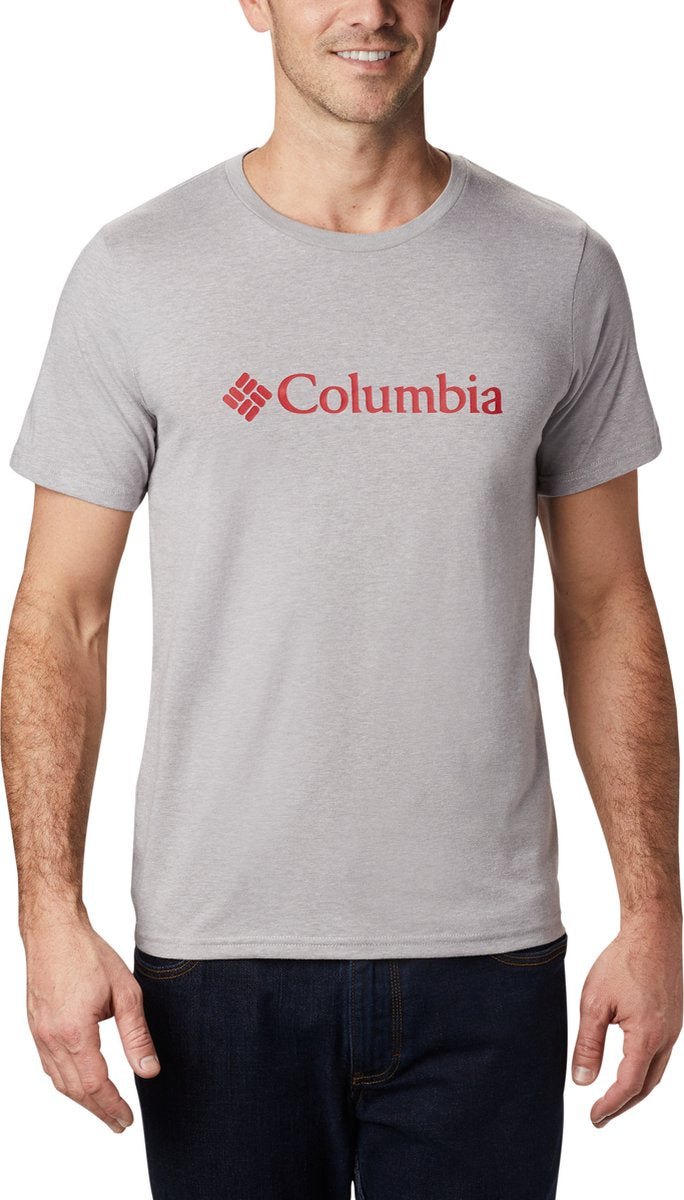 Columbia csc basic logo™ kortærmet t-shirt - herreskjorte - kortærmet t-shirt - grå - størrelse xxl