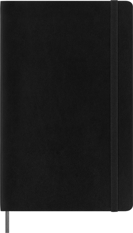 Moleskine notesbog - smart samling - stor - blødt omslag - blank - sort