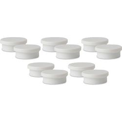 Magneten viking 20mm wit 10 stuks
