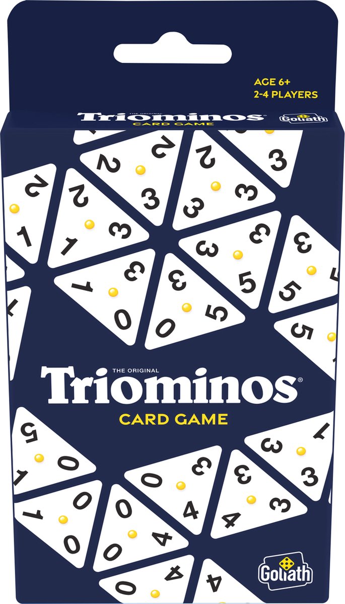Goliath triominos kaartspel - kaartspel - triominos met kaarten - makkelijk mee te nemen
