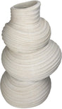 Hd collection vaas polyresin beige 22x21,8x36,6cm