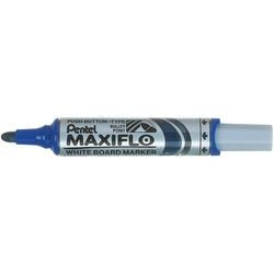 Pentel whiteboardmarker maxiflo - blauw - rond 3 mm - 1 stuk