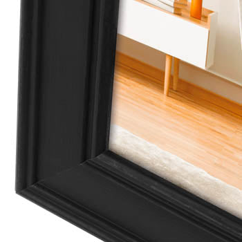 ZEP -fotoramme DT457B Spoleto sort 13x18 cm