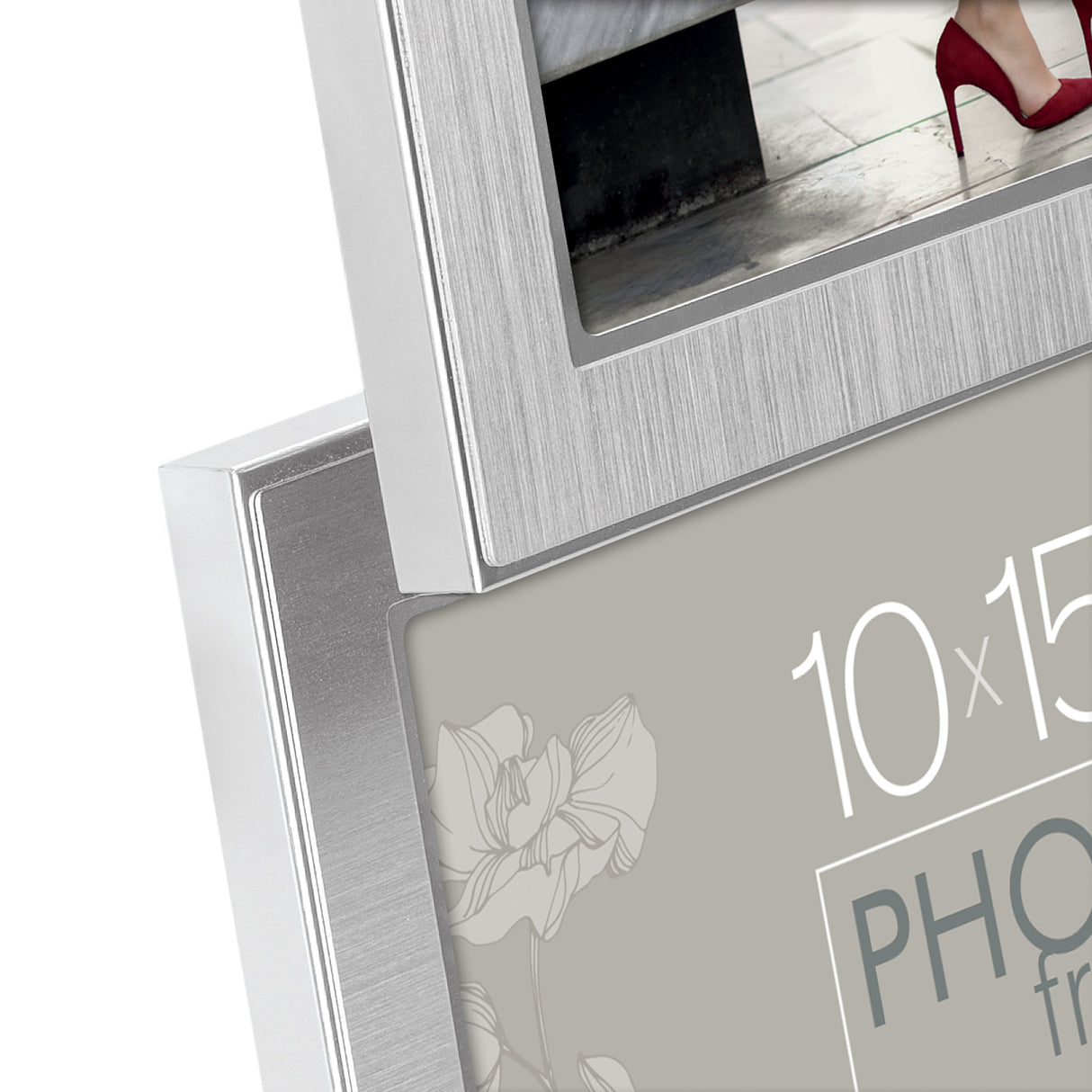 Zep Photo Frame S4044 Olimpia Silver 4q 4x10x15 cm