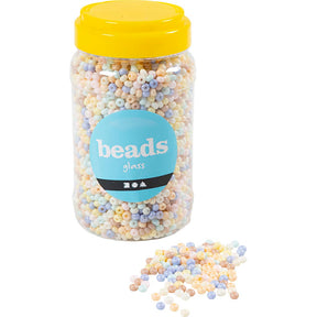 Https: www.cchobby.nl frøperler-størrelse-4-0-d-5-mm-hul størrelse-1-2-mm-pastelfarver-720-gr-1-kasse