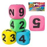 Toi-legetøj Toi-legetøj udspil skumterninger xxl bright 10cm 4 assorteret
