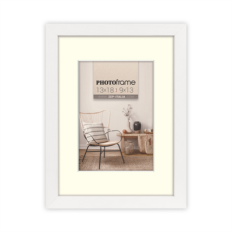 Zep fotoramme v4554w malmo hvid 30x40 40x50 cm
