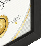 Zep v4729b certifikat sort 29,7x42 cm