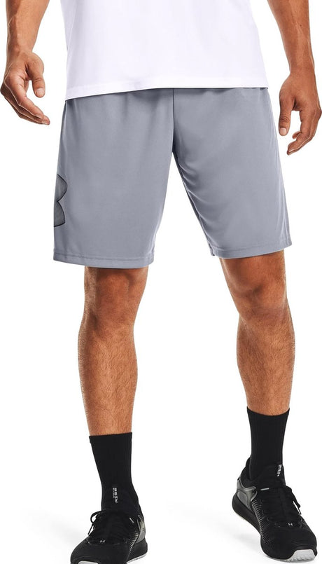 Under armour ua tech grafisk korte-grå herre sportsbukser - stål - sorte