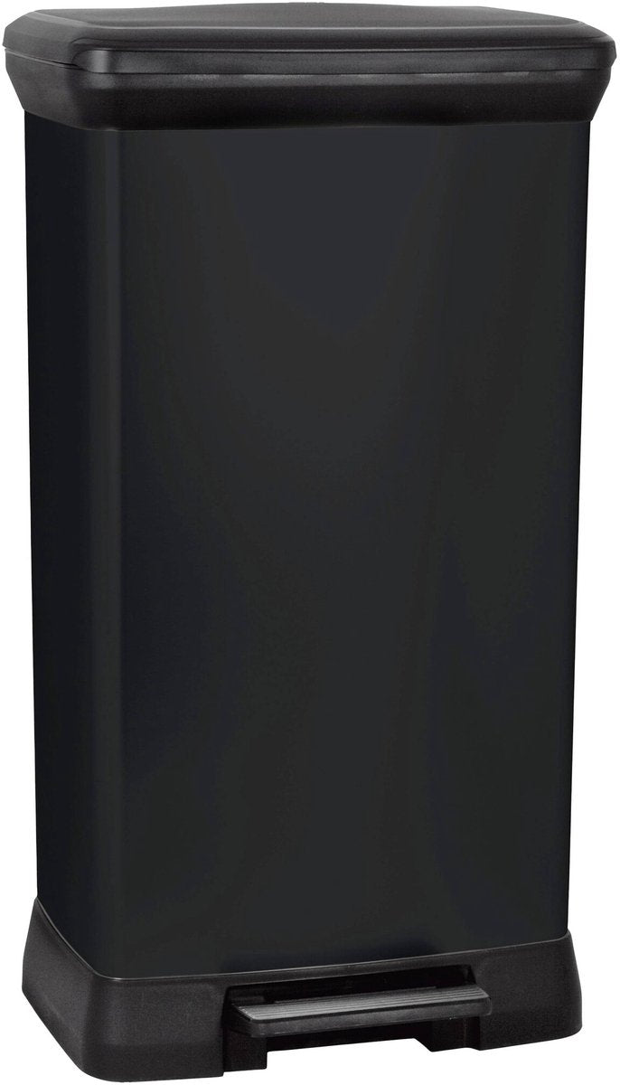Curver decobin affaldsspand - 50l - 39x29x72 cm - sort