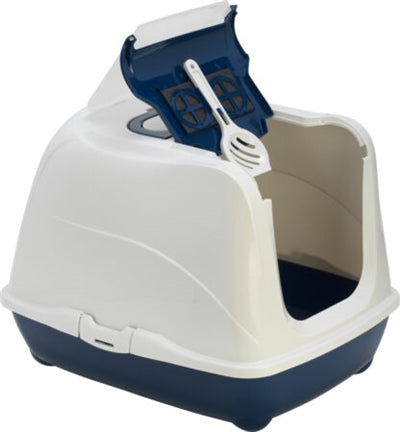 Moderna Litter Box Flip Cat Jumbo mørkeblå