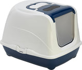 Moderna Litter Box Flip Cat Jumbo mørkeblå