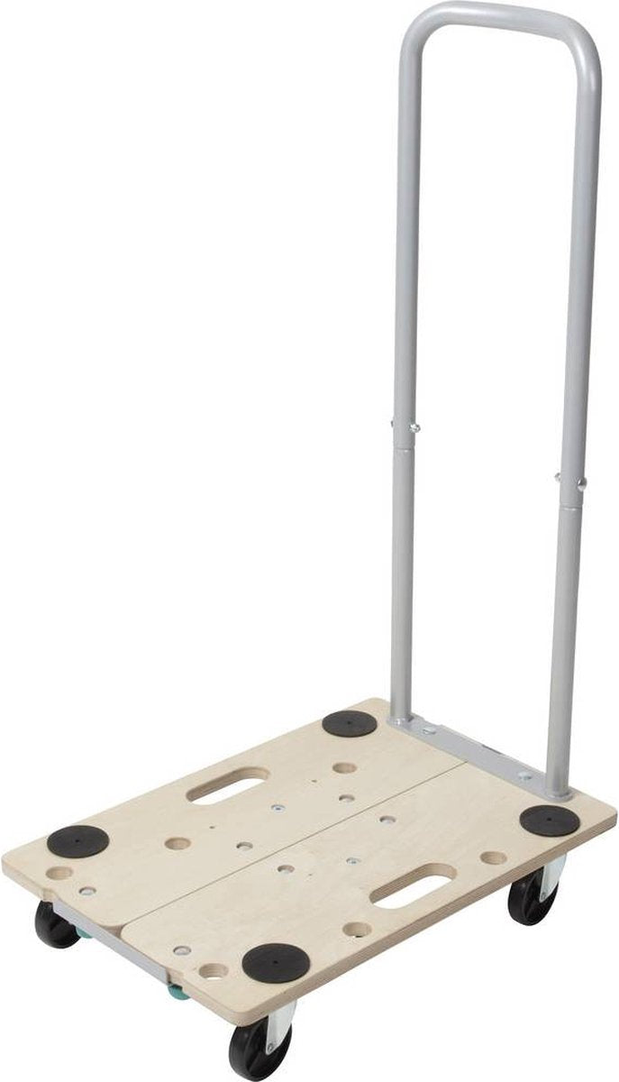 Wolfcraft - møbelrulle med håndtag - 250 kg - 590 x 195 mm - flyttevogn - hund - 5548000