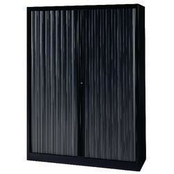 Rulledørsskab bisley eurotambours plus 120x43x163,7 cm sort