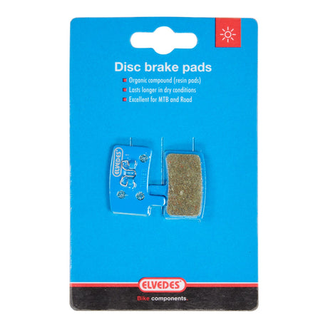 Disc Brake Block Set Elvedes Organic Hayes All Stroker