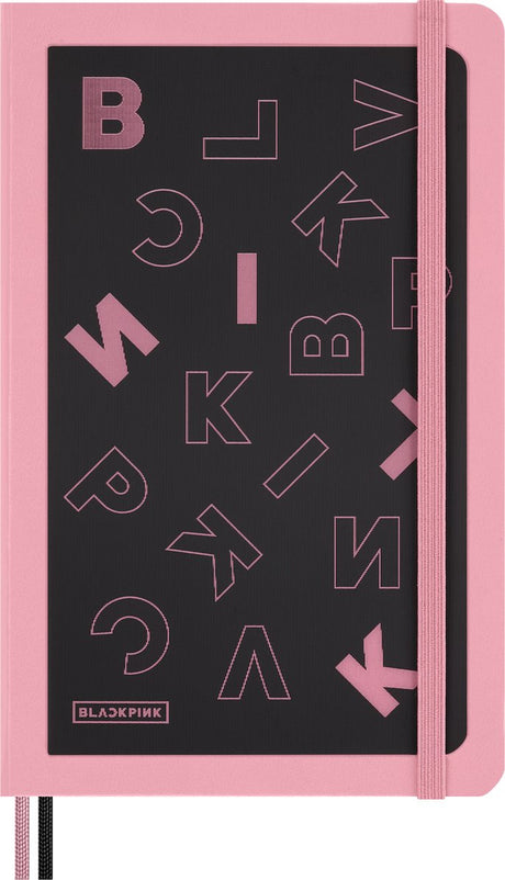 Moleskine 18 måneders dagbog - 2026 27 - sortpink - ugentlig - stor