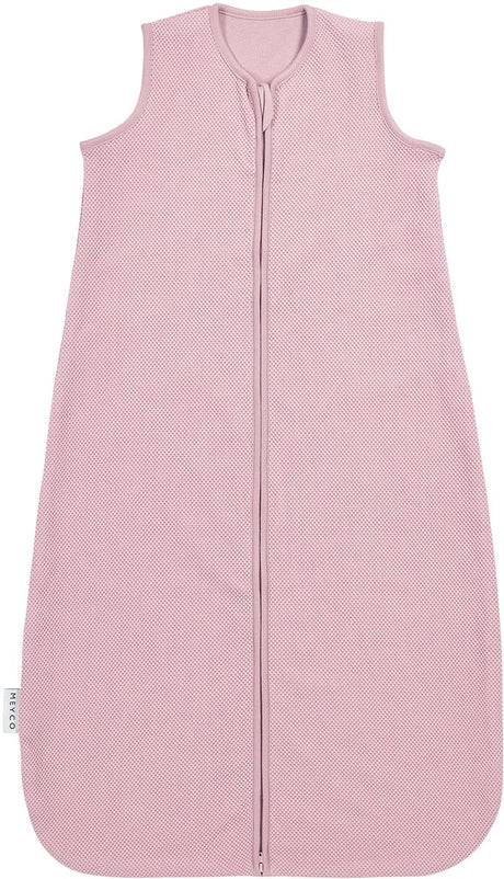Meyco baby studio kollektion klassisk baby sovepose - lilla pink - 110cm - 1,0 tog