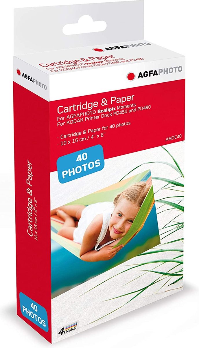 Agfaphoto amoc40 amoc40 patron til fotoprinter 1 stk.
