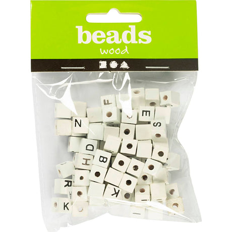 Creativ virksomhed https: www.cchobby.nl letterbeads-a-z-en-blanco-size-8x8-mm-holesize-3-mm-white-96-div-1-doos