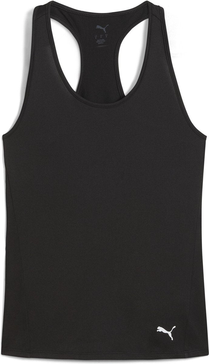 Puma m tad essential racerback tank sportstop til kvinder - sort