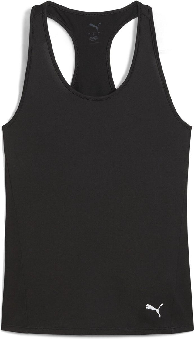Puma m tad essential racerback tank sportstop til kvinder - sort