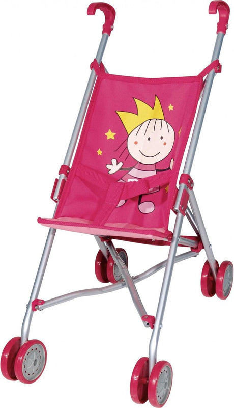 Bayer design - dukkevogn - pink med prinsesse