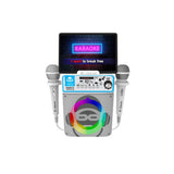 Idance party box groove karaoke maskine med 2 mikrofoner