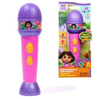 Spinmaster dora mikrofon med musik lyd (nl fr) | 2 stk