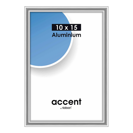 Nielsen design nielsen fotoramme 51223 accent blank sølv 10x15 cm