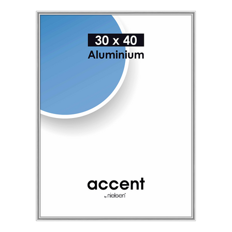 Nielsen design nielsen fotoramme 59844 accent mat sølv 30x45 cm