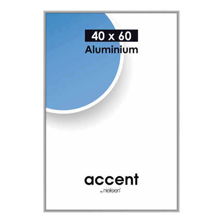Nielsen design nielsen fotoramme 55124 accent mat sølv 40x60 cm