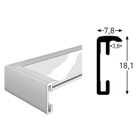 Nielsen design nielsen fotoramme 59726 accent sort 30x45 cm