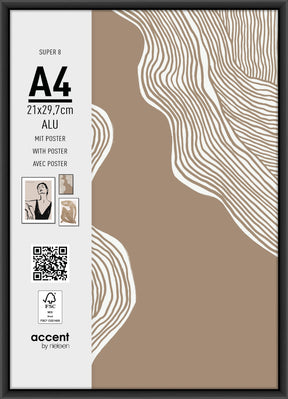 Nielsen design nielsen fotoramme 5421126 super 8 sort 21x29,7 cm