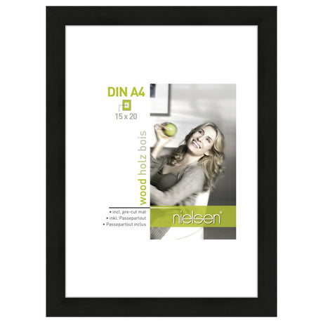Nielsen design nielsen fotoramme 8988001 apollon sort 13x18 10x15 cm