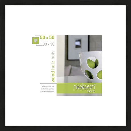 Nielsen design nielsen fotoramme 8988053 apollon sort 50x50 30x30 cm