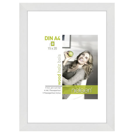 Nielsen design nielsen fotoramme 8988042 apollon hvid 18x24 13x18 cm