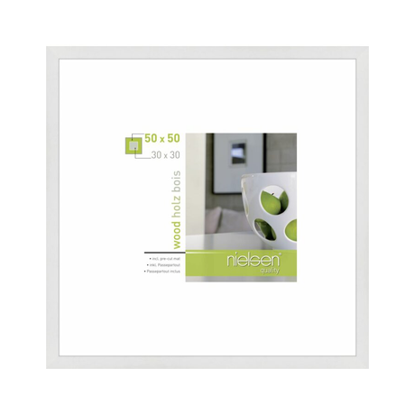 Nielsen design nielsen fotoramme 8988054 apollon hvid 50x50 30x30 cm