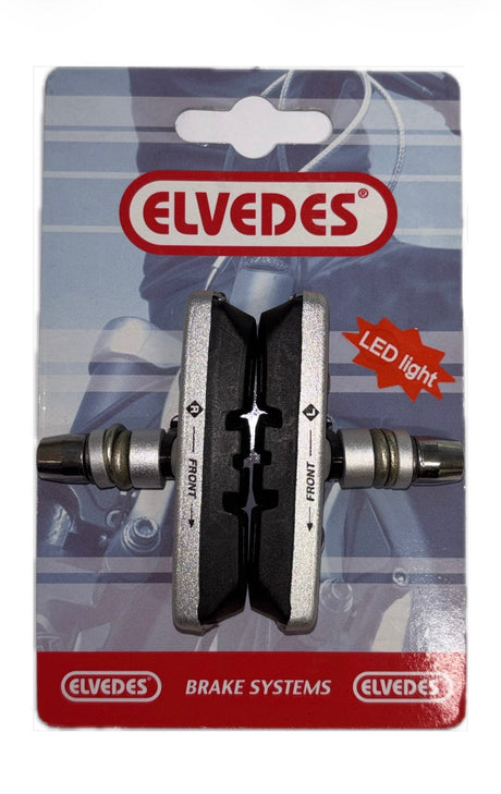 Elvedes kabelsystemer bv elvedes 6800 v-bremse bremseklodssæt alu. 58 mm. med led