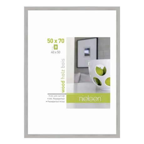 Nielsen design nielsen fotoramme 8988035 apollon sølv 50x70 cm