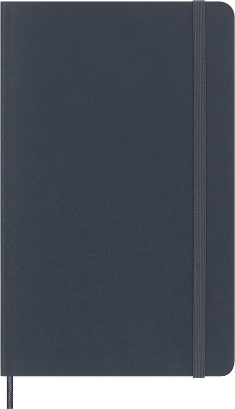 Moleskine vegea notesbog capri stor (13x21cm) foret blødt omslag - petroleum (æske)