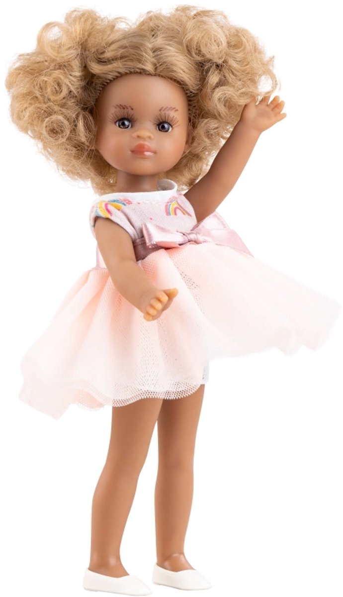 Paola reina dukke mini amigas - raquel - 21 cm
