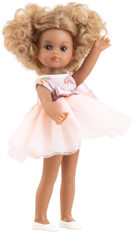 Paola reina dukke mini amigas - raquel - 21 cm