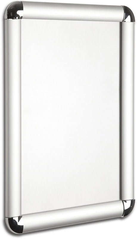 Seco kliklijst - formaat a4 - 25mm zilver - fotolijst met ronde hoeken - se-rounda4