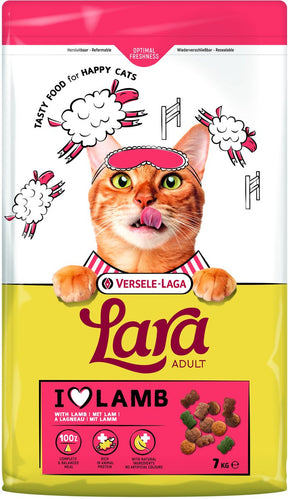 Lara voksen lam - kattefoder - 7 kg